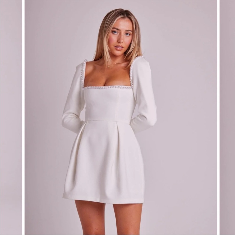 Odd Muse Pearl White Dress